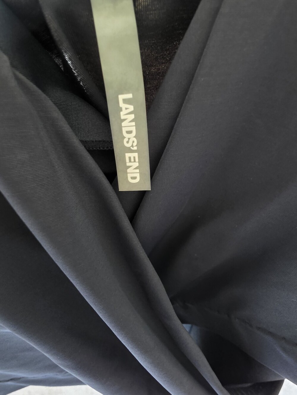 Lands' End Slendersuit Black - 18 - Picture 5 of 6